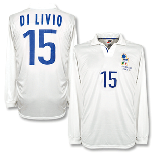 Nike 98-99 Italy Away L/S Shirt   Di Livio No. 15 -