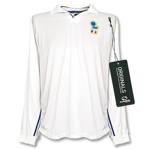 Nike 98-99 Italy Away L/S shirt - No Swoosh