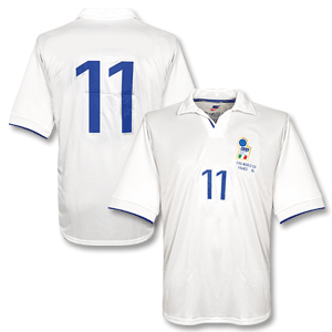Nike 98-99 Italy Away Shirt - No Swoosh   No 11  