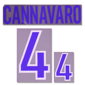 Nike 98-99 Italy Away World Cup Cannavaro 4 Flex Name
