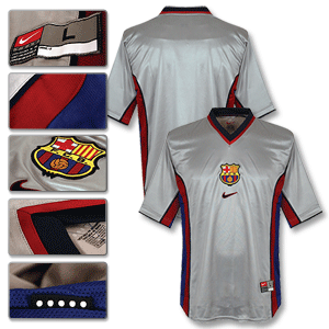 Nike 99-00 Barcelona Away Shirt - Players