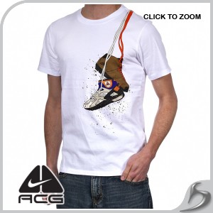 T-Shirt - Nike ACG Shoes T-Shirt - White