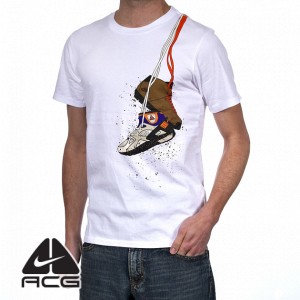 T-Shirts - Nike ACG Shoes T-Shirt - White