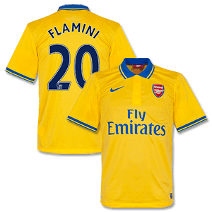 Nike Arsenal Away Flamini Shirt 2013 2014