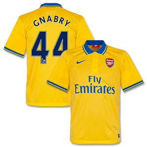 Nike Arsenal Away Gnabry Shirt 2013 2014