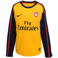 Arsenal Away Shirt 2008/09 - Long Sleeve - Kids.