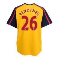 Nike Arsenal Away Shirt 2008/09 with Bendtner 26