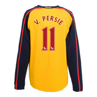 Nike Arsenal Away Shirt 2008/09 with v.Persie 11
