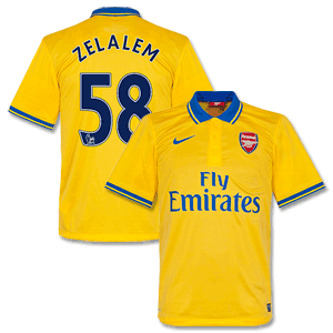 Nike Arsenal Away Zelalem Shirt 2013 2014