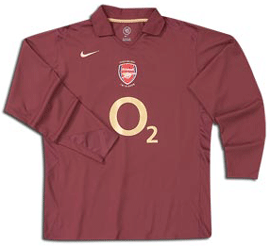 Nike Arsenal L/S home 05/06