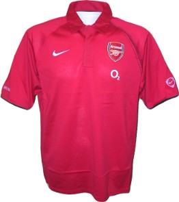 Arsenal Polo Shirt - red 04/05
