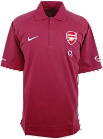 Nike Arsenal Polo shirt - Redcurrant 05/06