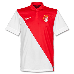 Nike AS Monaco Home Kids Shirt 2014 2015