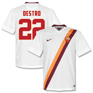 AS Roma Away Destro Shirt 2014 2015 (Fan Style