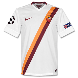 AS Roma Away Shirt + C/L & Respect Sleeve
