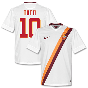 Nike AS Roma Away Totti Shirt 2014 2015 (Fan Style