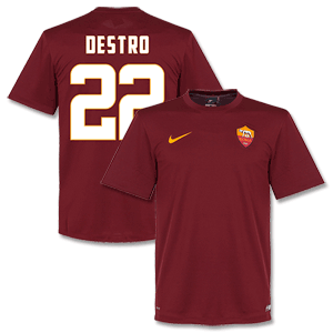 AS Roma Home Destro 22 Supporters Shirt 2014