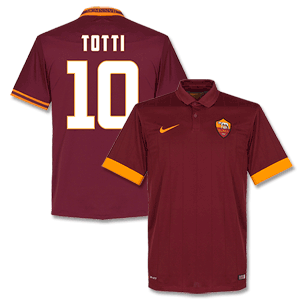 AS Roma Home Totti Shirt 2014 2015 (Fan Style