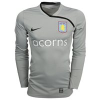 Aston Villa Away Goalkeeper Shirt 2008/09.