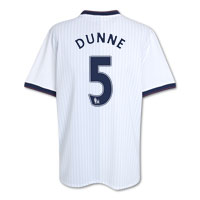 Nike Aston Villa Away Shirt 2009/10 with Dunne 5