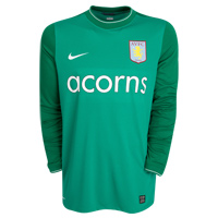 Nike Aston Villa Home Goalkeeper Shirt 2009/10.