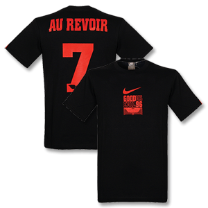 Au Revoir Cantona 96 Devil T-shirt - Black/Red