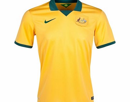 Australia Home Shirt 2014 Gold 578177-702