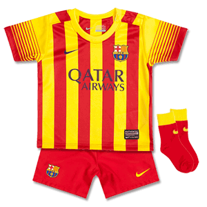 Barcelona Away Infants Kit 2013 2014