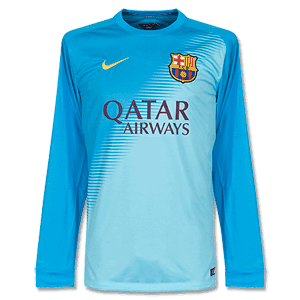 Barcelona Away L/S GK Shirt 2014 2015