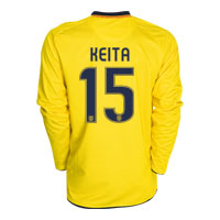 Nike Barcelona Away Shirt 2008/09 with Keita 15