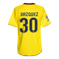 Nike Barcelona Away Shirt 2008/09 with V. Vazquez 30