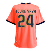 Nike Barcelona Away Shirt 2009/10 with Toure Yaya 24