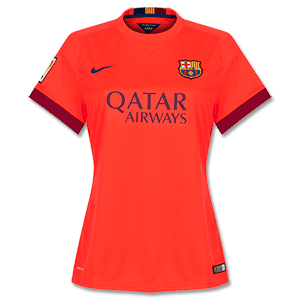 Nike Barcelona Away Womens Shirt 2014 2015