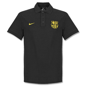 Nike Barcelona Black Matchup Core Polo Shirt 2013 2014