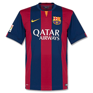 Nike Barcelona Boys Home Shirt 2014 2015