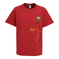 Barcelona Graphic Map T-Shirt.