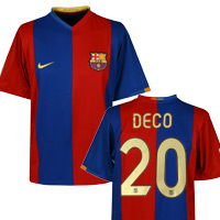 Barcelona Home Shirt 2006/07 with Deco 20