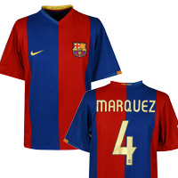 Barcelona Home Shirt 2006/07 with Marquez 4