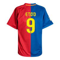 Nike Barcelona Home Shirt 2008/09 with Eto`o 9