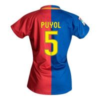 Nike Barcelona Home Shirt 2008/09 with Puyol 5