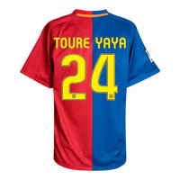 Nike Barcelona Home Shirt 2008/09 with Tourand#233;