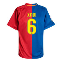 Nike Barcelona Home Shirt 2008/09 with Xavi 6 printing.
