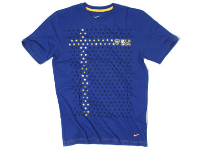 Nike Boca Juniors Core Cotton T-Shirt Royal