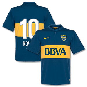 Nike Boca Juniors Home Roman No.10 Shirt 2014 (Fan