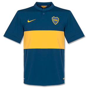 Boca Juniors Home Shirt - No Sponsor 2014