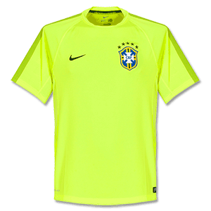 Nike Brasil Boys Squad Training Top - Yellow 2014 2015