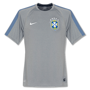 Nike Brazil Grey Squad Training Top 2014 2015