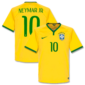 Nike Brazil Home Neymar Jr Shirt 2014 2015