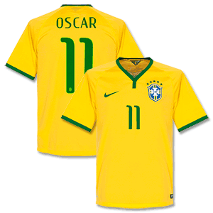 Brazil Home Oscar Shirt 2014 2015