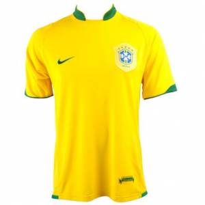 Nike Brazil Home Shirt 2006/08 - Junior